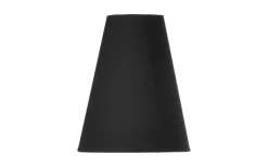 Enfärgade Runda Lampskärmar-ArmaturHantverk Tulpan Lampskärm Ø16cm Svart