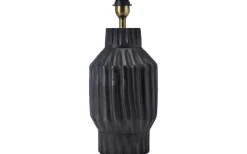 Lampfötter-PR Home Turi Lampfot 45cm Svartbrun