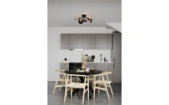 Plafonder-By Rydens Turno Plafond Ø66cm Svart/Guld