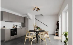 Plafonder-By Rydens Turno Plafond Ø66cm Svart/Guld