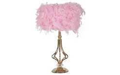 Bordslampor < Mauro Ferretti Tutto Bordslampa Fjädrar 54cm Rosa