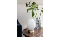 Bordslampor-Halo Design Twist Bordslampa 22cm Opal/Mässing