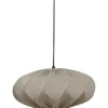 Takskärmar|Stora Taklampor Ø50-69 Cm < Hallbergs Twister Elips Takskärm Ø65cm Stretch Sand Lyx