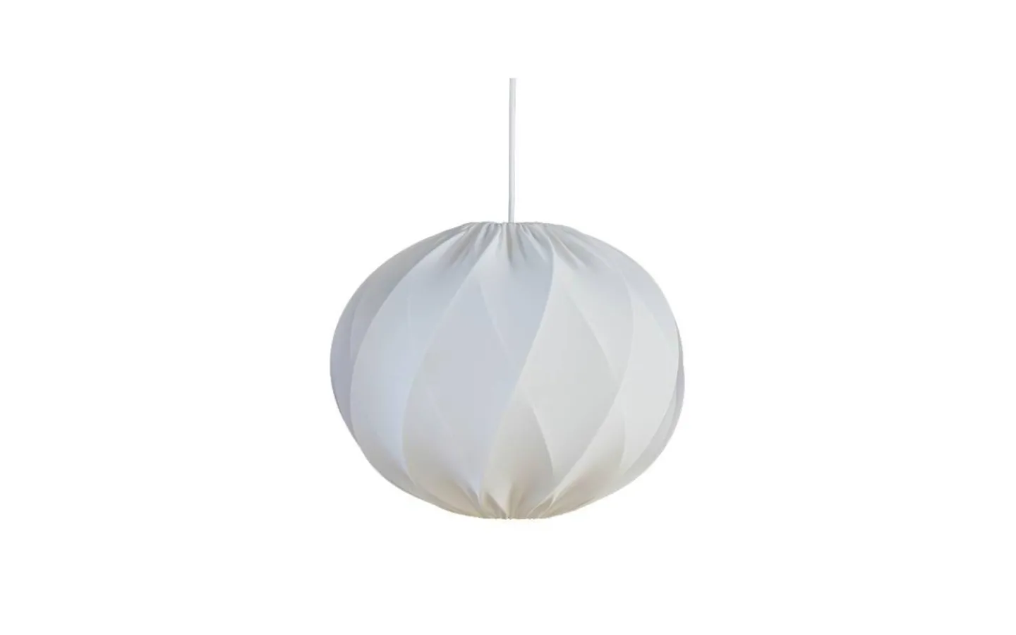 Vardagsrum|Sovrum-Hallbergs Twister Lampskärm 50cm Stretch Vit