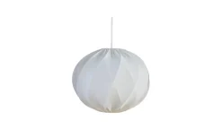 Sovrum|Vardagsrum < Hallbergs Twister Lampskärm 40cm Stretch Vit