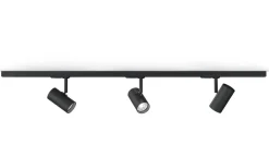 Skensystem-Belid Tyson Skenpaket 3-Spotlight 106cm Global 1-Fas Svartstruktur