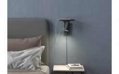 Läslampor-Belid Tyson Vägglampa USB Höger Svart