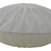 Takskärmar-Hallbergs Ufo Takskärm Ø48cm Linne Vit