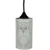 Fönsterlampor-Oriva Ugglan Fönsterlampa 8cm Vit