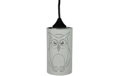 Fönsterlampor-Oriva Ugglan Fönsterlampa 8cm Vit