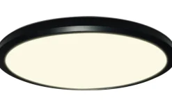 Badrumslampor Tak|Plafonder-Halo Design Ultra Light Plafond Ø30cm LED 3-Steg DIM Minne 3000K 1600lm 18W(150W) Svart IP54