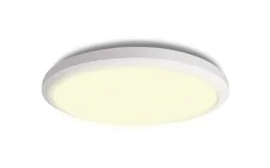 Badrumslampor Tak|Plafonder < Halo Design Ultra Light Plafond Ø30cm LED 3-Steg DIM Minne 3000K 1600lm 18W(150W) Vit IP54