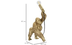 Bordslampor < Mauro Ferretti Umbria Bordslampa Gorilla 40cm Guld