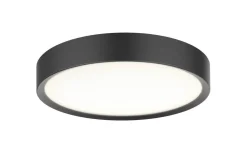 Badrumslampor Tak|Plafonder < Halo Design Universal Plafond Ø43cm LED 3-Steg DIM 3000K 2880lm 36W(250W) Svart IP44