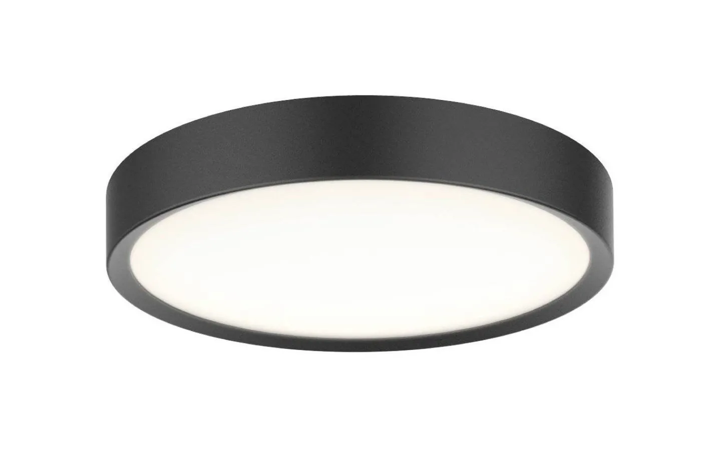Badrumslampor Tak|Plafonder < Halo Design Universal Plafond Ø43cm LED 3-Steg DIM 3000K 2880lm 36W(250W) Svart IP44
