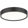 Badrumslampor Tak|Plafonder-Halo Design Universal Plafond Ø33cm LED 3-Steg DIM 3000K 1440lm 18W(140W) Svart IP44