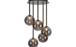 Hall & Trappa|Plafonder-Markslojd Universe Takplafond 40cm 5L Svart/Rök