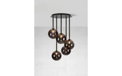 Hall & Trappa|Plafonder-Markslojd Universe Takplafond 40cm 5L Svart/Rök