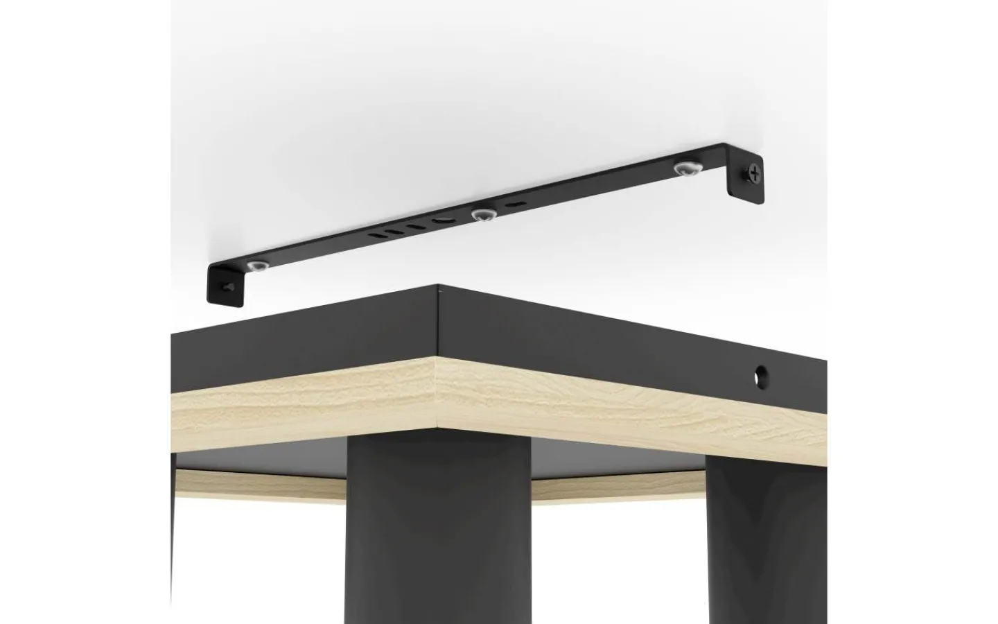 Plafonder-Eglo Valcasotto Plafond 37cm Svart/Natur