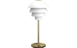 Bordslampor < Belid Valencia Bordslampa 41cm Vit/Mässing