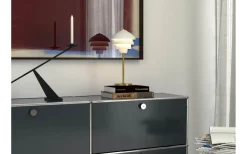 Bordslampor < Belid Valencia Bordslampa 41cm Vit/Mässing