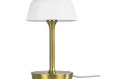Bordslampor < Dyberg Larsen Valencia Bordslampa 30cm Vit/Mässing