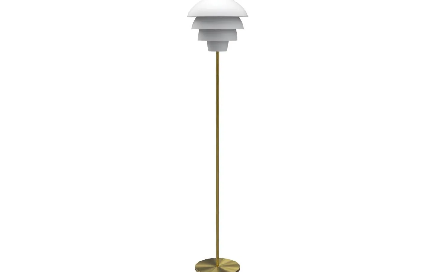 Golvlampor < Belid Valencia Golvlampa 151cm Vit/Mässing