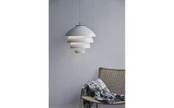 Kök & Matplats-Belid Valencia Taklampa 42cm Vit/Krom