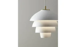 Kök & Matplats-Belid Valencia Taklampa 32cm Vit/Mässing