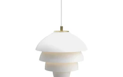 Kök & Matplats-Belid Valencia Taklampa 32cm Vit/Mässing