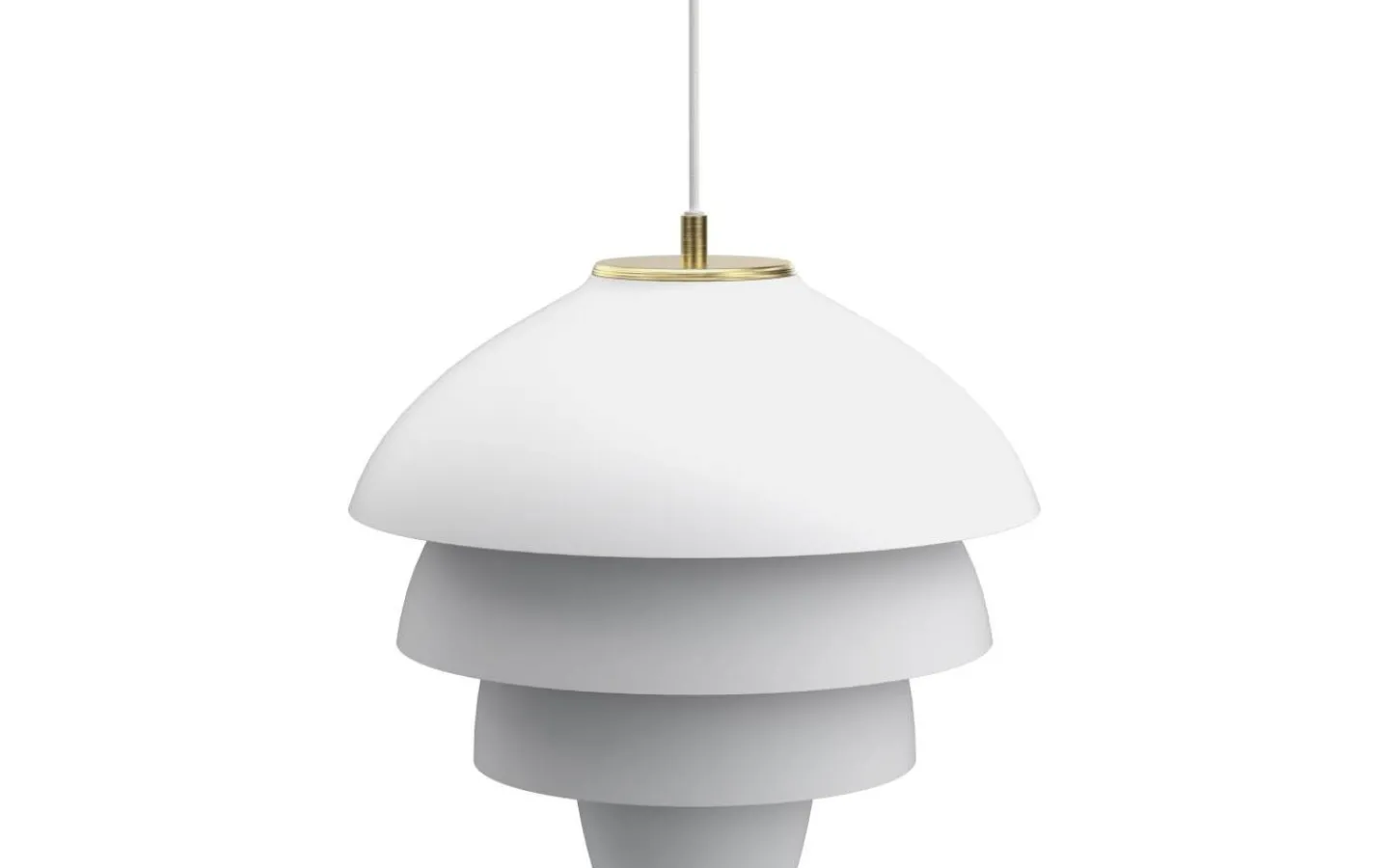 Kök & Matplats-Belid Valencia Taklampa 42cm Vit/Mässing