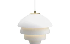 Kök & Matplats-Belid Valencia Taklampa 42cm Vit/Mässing