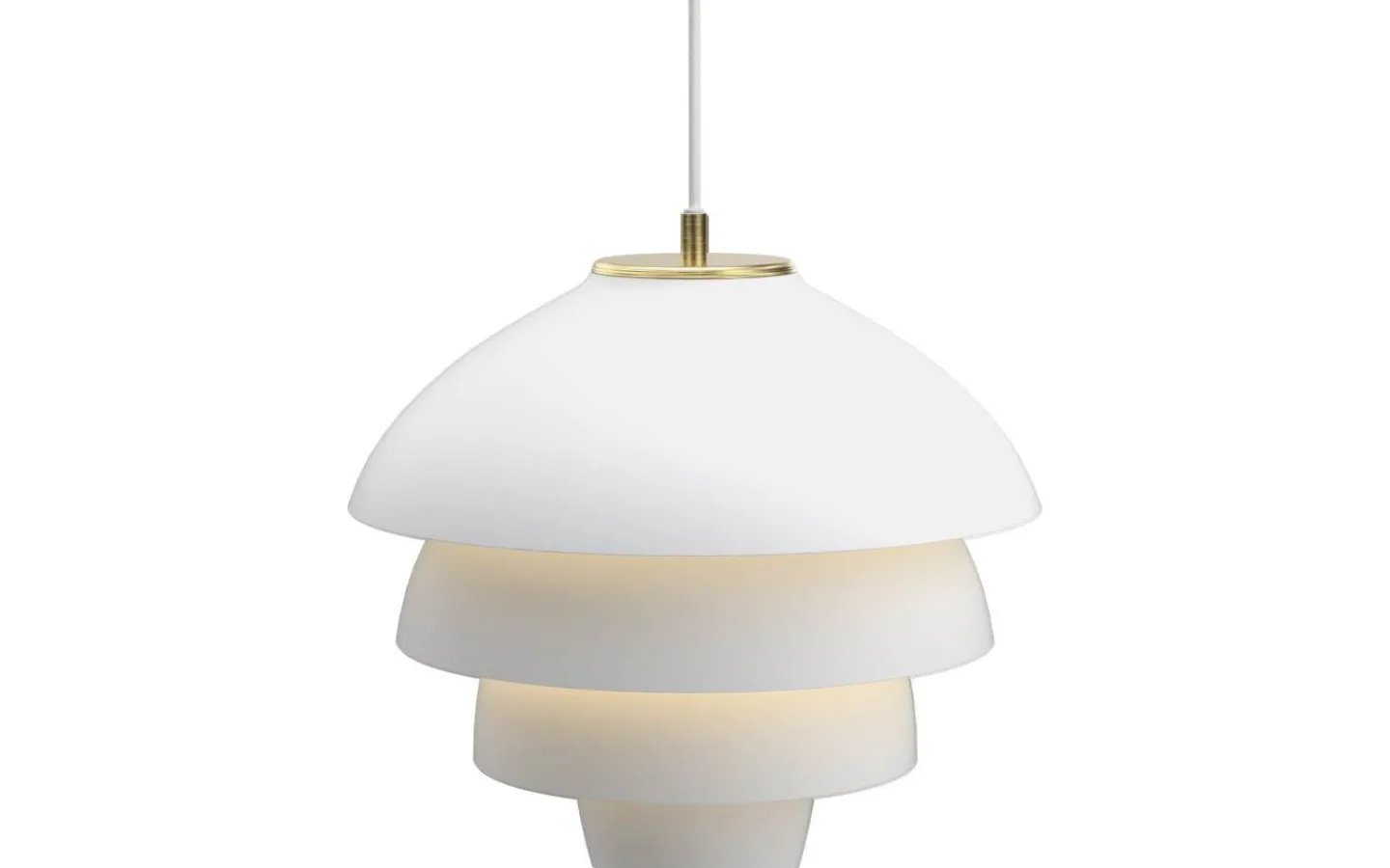 Kök & Matplats-Belid Valencia Taklampa 42cm Vit/Mässing