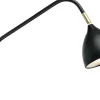 Läslampor-Markslojd Valencia Vägglampa 1L 45cm Svart/Mässing