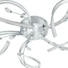 Plafonder-Eglo Vallemare Plafond 65cm LED 3000K 33W Krom