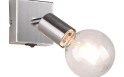 Läslampor < Reality Vannes Spotlight E27 borstat stål