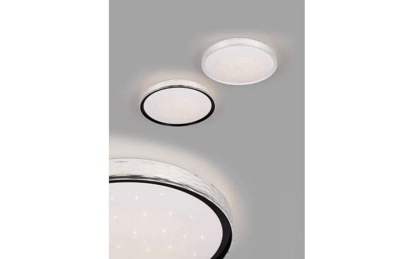 Plafonder < Reality Varda Plafond LED svart stjärnljus