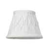 Plisserade Lampskärmar-Cottex Veckad Lampskärm Ø14cm Vit