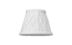 Plisserade Lampskärmar-Cottex Veckad Lampskärm Ø14cm Vit