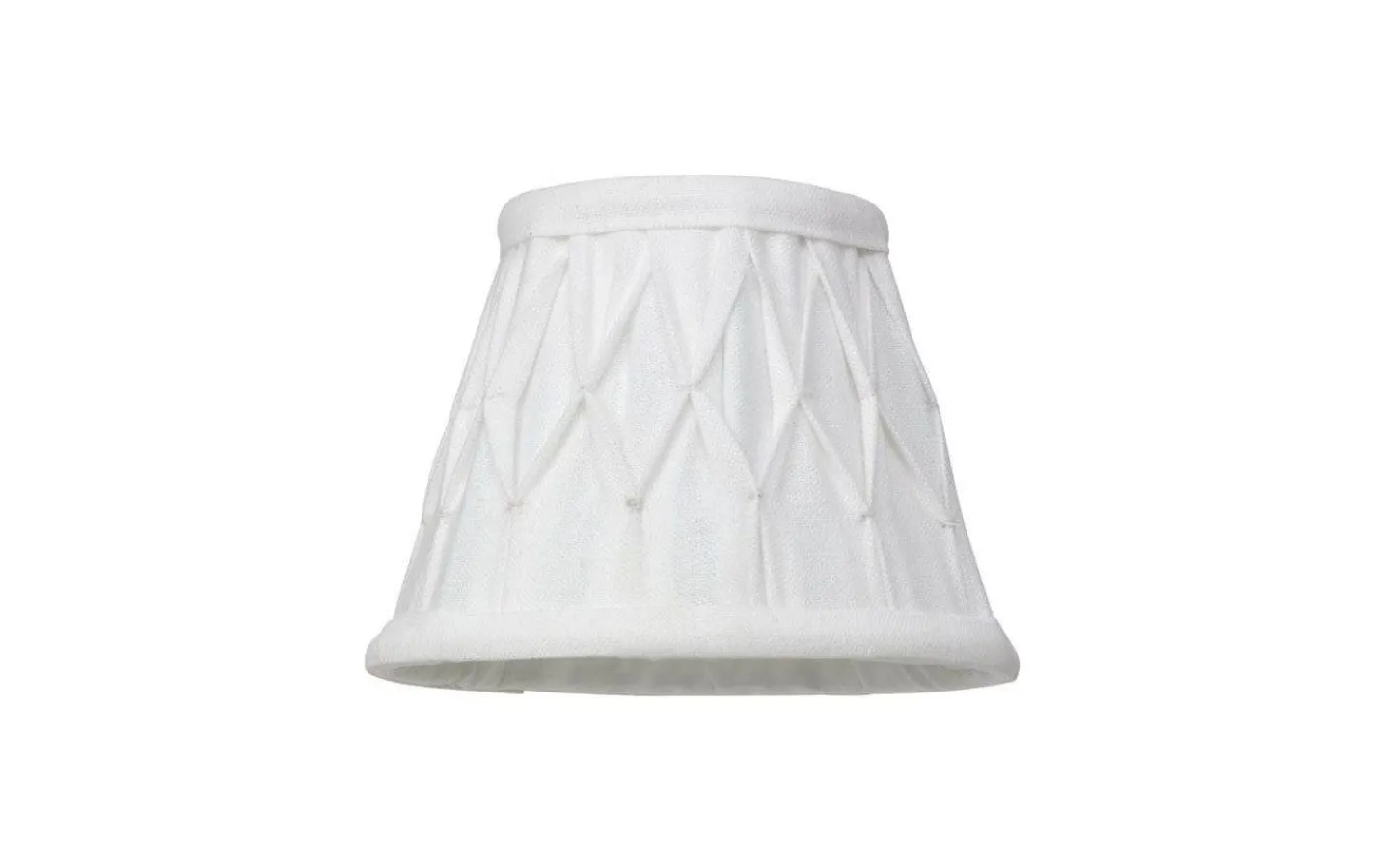 Plisserade Lampskärmar-Cottex Veckad Lampskärm Ø14cm Vit