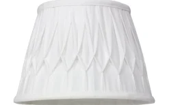 Plisserade Lampskärmar-Cottex Veckad Lampskärm Ø25cm Vit