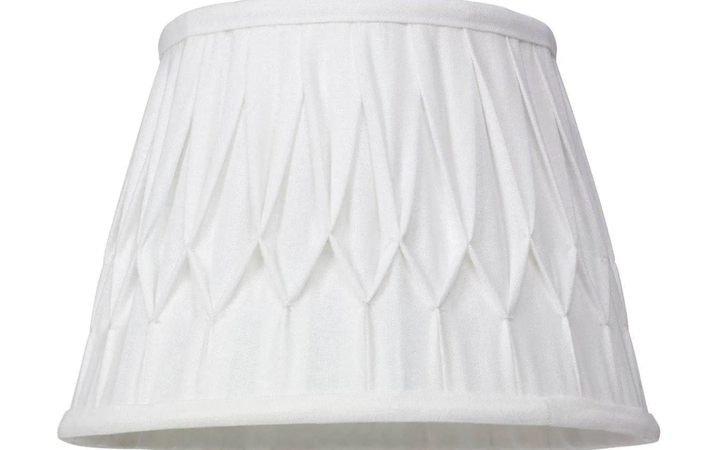 Plisserade Lampskärmar-Cottex Veckad Lampskärm Ø25cm Vit