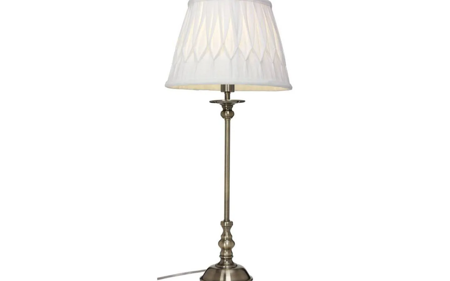 Plisserade Lampskärmar-Cottex Veckad Lampskärm Ø25cm Vit