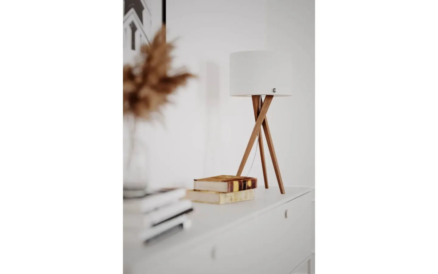 Bordslampor < By Rydens Vega Bordslampa 55cm Ek/Vit