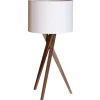 Bordslampor-By Rydens Vega Bordslampa 55cm Valnöt/Vit