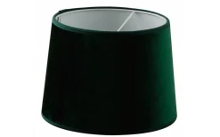 Enfärgade Runda Lampskärmar < Hallbergs Velutto Lampskärm Ø30cm Dark Green