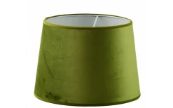 Enfärgade Runda Lampskärmar < Hallbergs Velutto Lampskärm Ø35cm Olive
