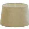 Ovala Lampskärmar-Hallbergs Velutto Oval Lampskärm 25cm Offwhite