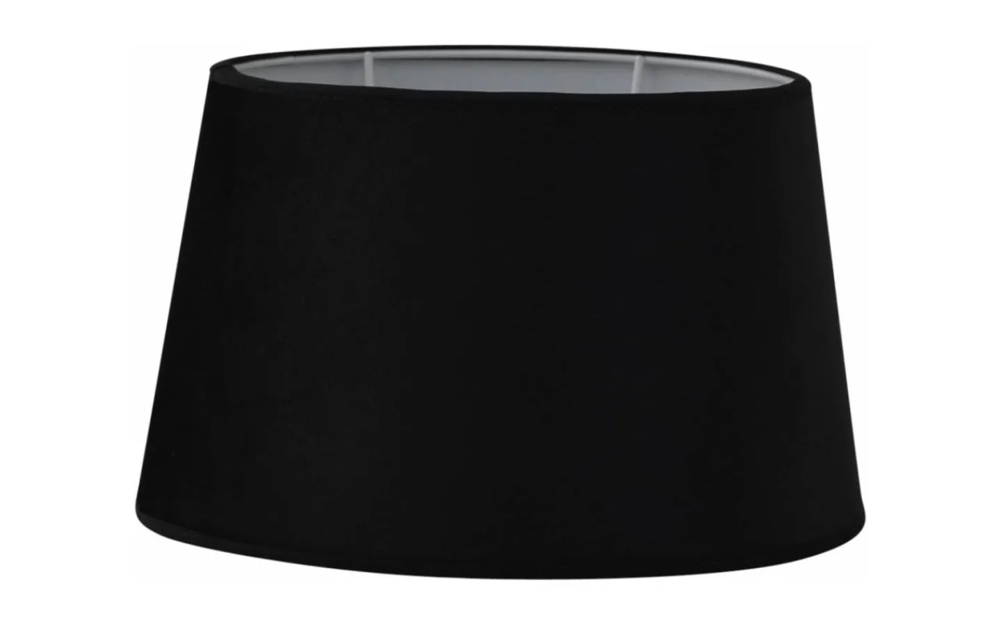 Ovala Lampskärmar-Hallbergs Velutto Oval Lampskärm 30cm Svart