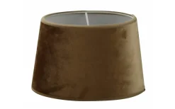 Ovala Lampskärmar-Hallbergs Velutto Oval Lampskärm 30cm Tobacco